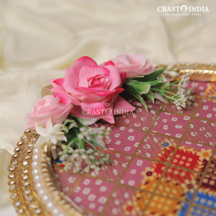 CRASTO INDIA HANDCRAFTED FESTIVE POOJA THALI #35