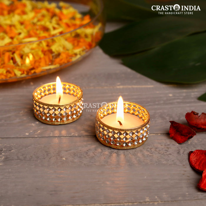 CRASTO INDIA HANDCRAFTED FESTIVE DIYA #57 (PACK OF 12)