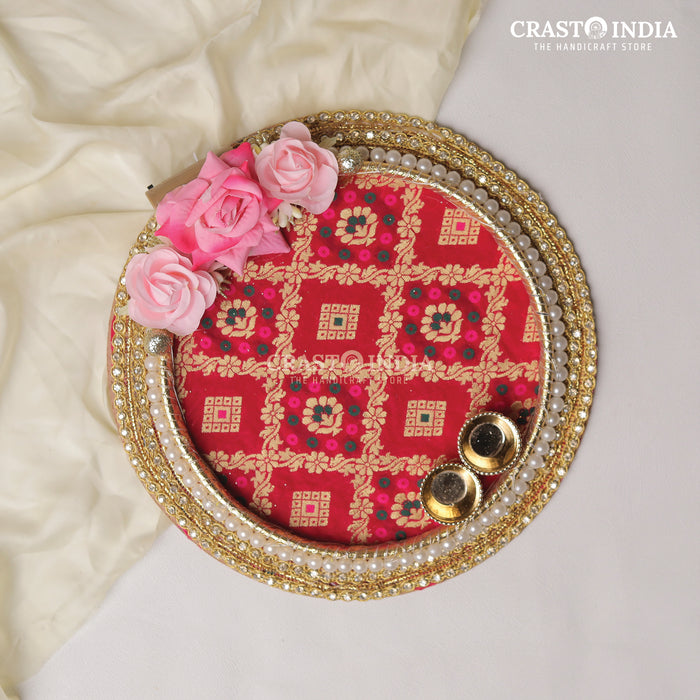 CRASTO INDIA HANDCRAFTED FESTIVE POOJA THALI #35