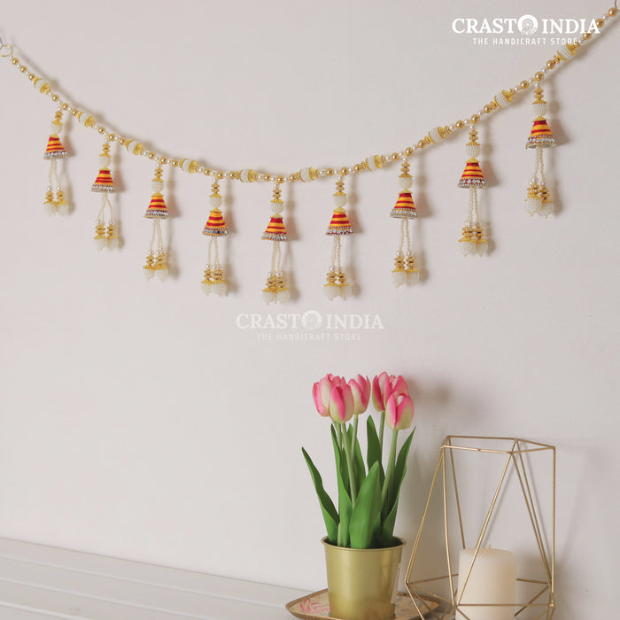 CRASTO INDIA HANDCRAFTED FESTIVE TORAN #0183 (1 PC)
