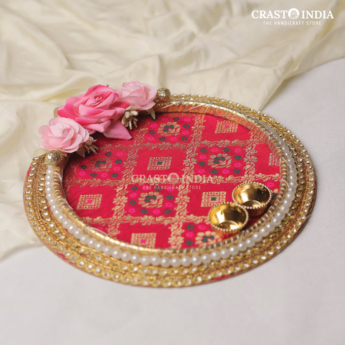 CRASTO INDIA HANDCRAFTED FESTIVE POOJA THALI #35