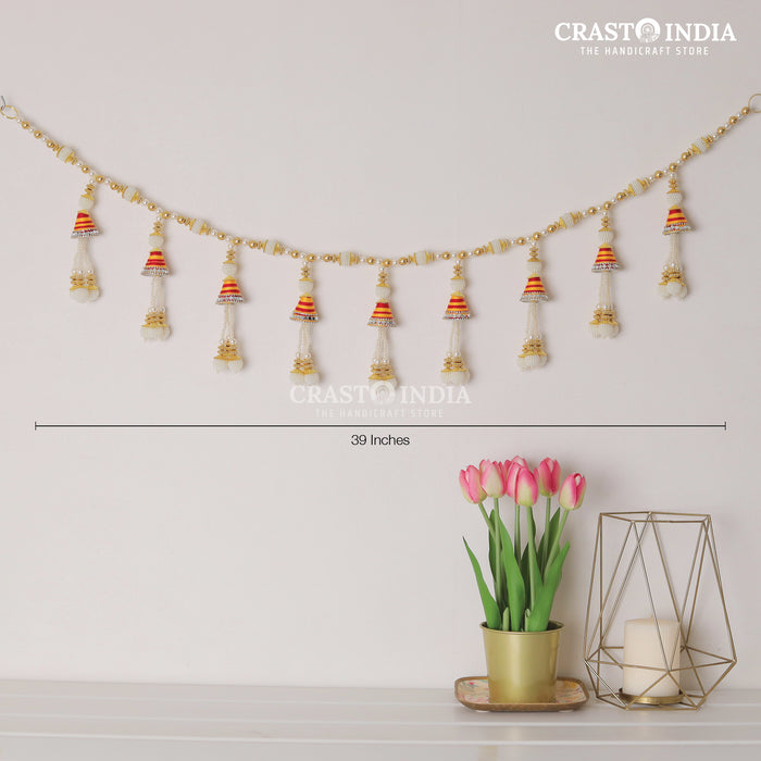 CRASTO INDIA HANDCRAFTED FESTIVE TORAN #0183 (1 PC)