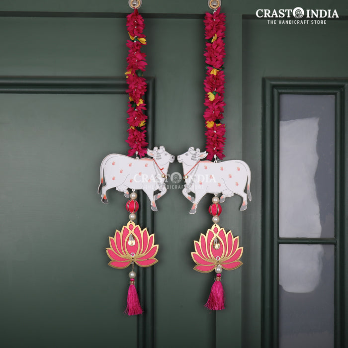 CRASTO INDIA HANDCRAFTED FESTIVE SIDE-HANGINGS #19 (PAIR)