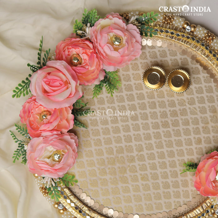 CRASTO INDIA HANDCRAFTED FESTIVE POOJA THALI #33