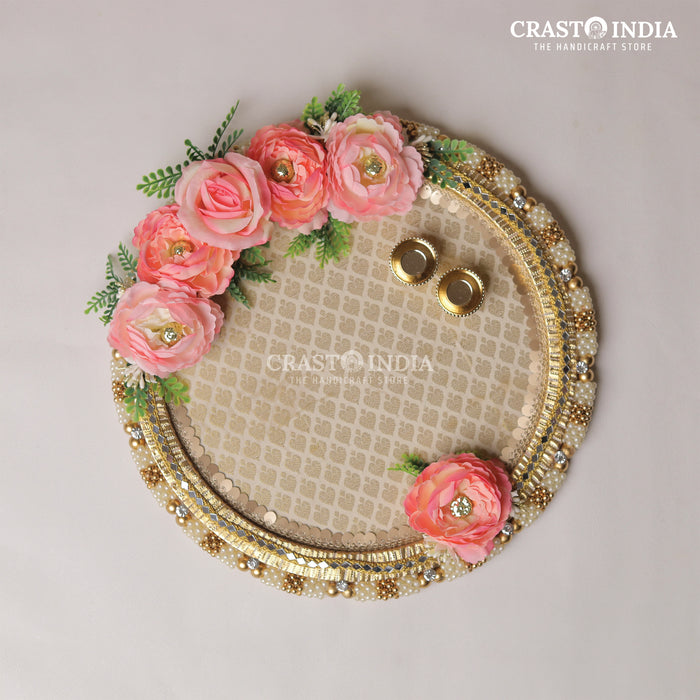 CRASTO INDIA HANDCRAFTED FESTIVE POOJA THALI #33