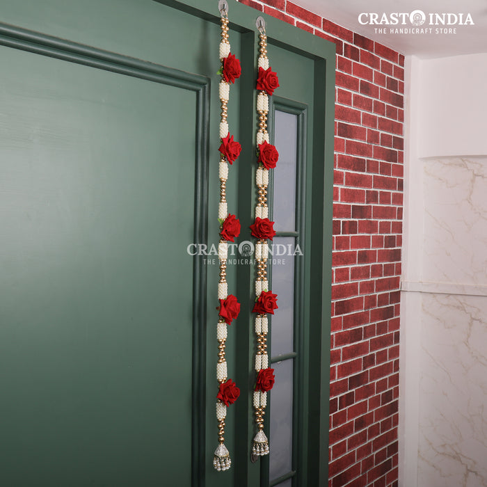 CRASTO INDIA HANDCRAFTED FESTIVE SIDE-HANGINGS #23 (PAIR)