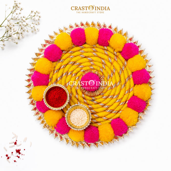 CRASTO INDIA HANDCRAFTED FESTIVE POOJA THALI #49