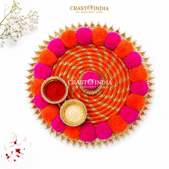 CRASTO INDIA HANDCRAFTED FESTIVE POOJA THALI #49