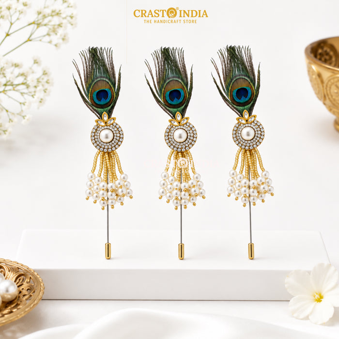 CRASTO INDIA HANDCRAFTED BROACHES #4 (PACK OF 5 PCS)