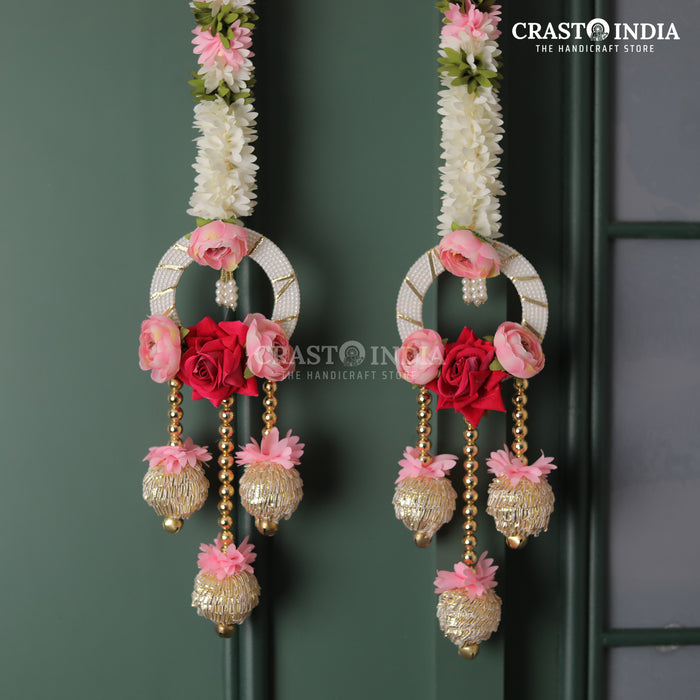 CRASTO INDIA HANDCRAFTED FESTIVE SIDE-HANGINGS #72 (PAIR)