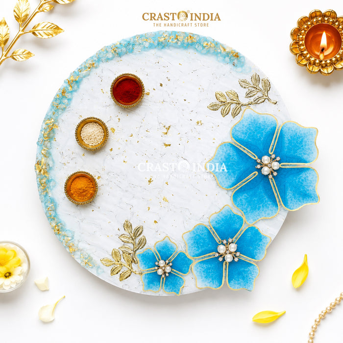 CRASTO INDIA HANDCRAFTED FESTIVE POOJA THALI #50