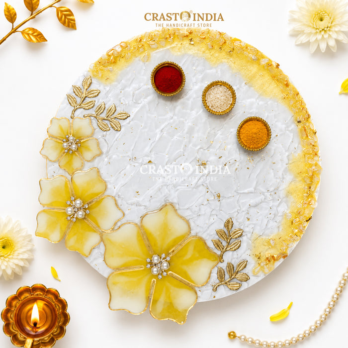 CRASTO INDIA HANDCRAFTED FESTIVE POOJA THALI #50