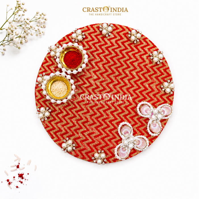 CRASTO INDIA HANDCRAFTED FESTIVE POOJA THALI #51