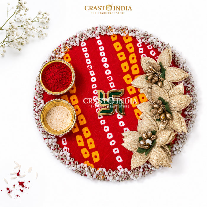 CRASTO INDIA HANDCRAFTED FESTIVE POOJA THALI #52