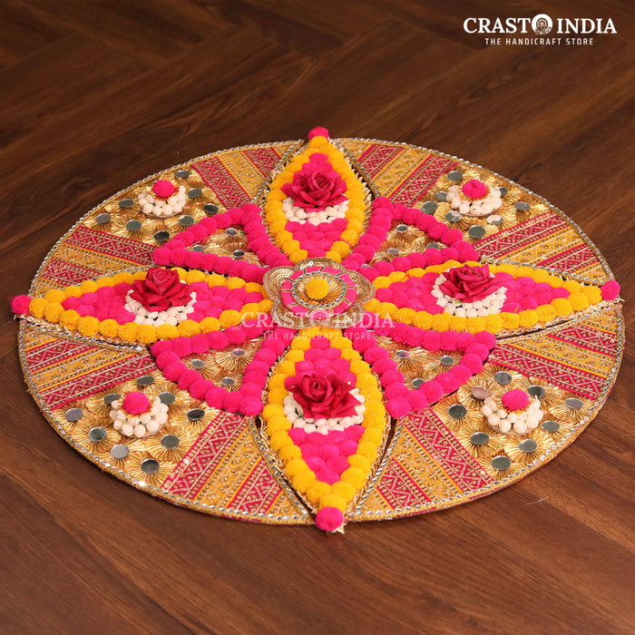 CRASTO INDIA HANDCRAFTED FESTIVE RANGOLI #65