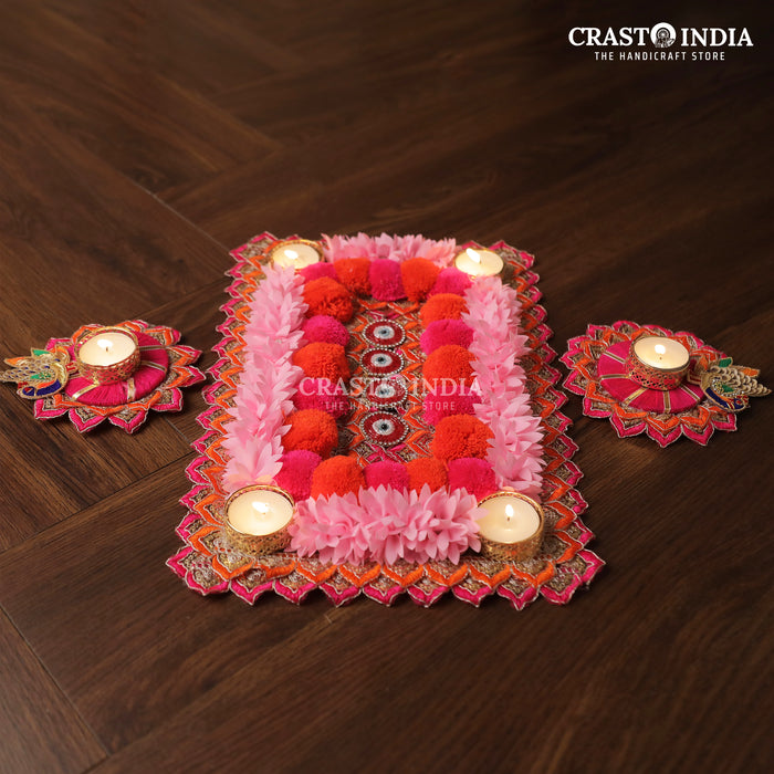CRASTO INDIA HANDCRAFTED FESTIVE RANGOLI #82