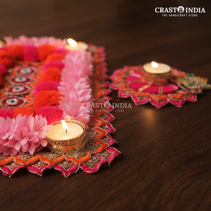 CRASTO INDIA HANDCRAFTED FESTIVE RANGOLI #82
