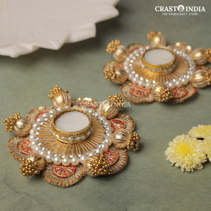 CRASTO INDIA HANDCRAFTED FESTIVE DIYA #88 (PAIR)