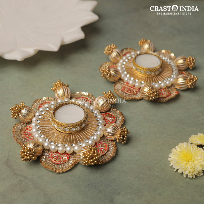 CRASTO INDIA HANDCRAFTED FESTIVE DIYA #88 (PAIR)