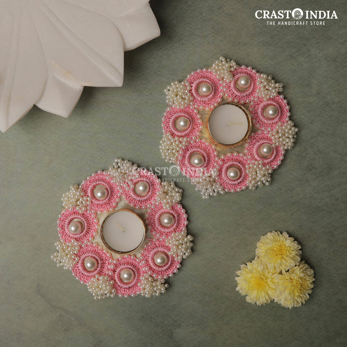 CRASTO INDIA HANDCRAFTED FESTIVE DIYA #95 (PAIR)