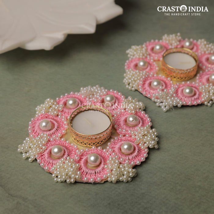 CRASTO INDIA HANDCRAFTED FESTIVE DIYA #95 (PAIR)