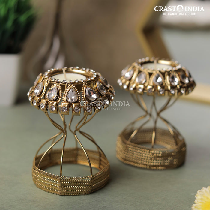 CRASTO INDIA HANDCRAFTED FESTIVE DIYA #96 (PAIR)