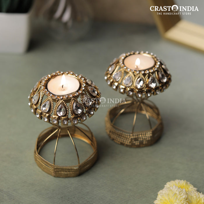 CRASTO INDIA HANDCRAFTED FESTIVE DIYA #96 (PAIR)