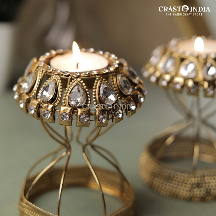 CRASTO INDIA HANDCRAFTED FESTIVE DIYA #96 (PAIR)