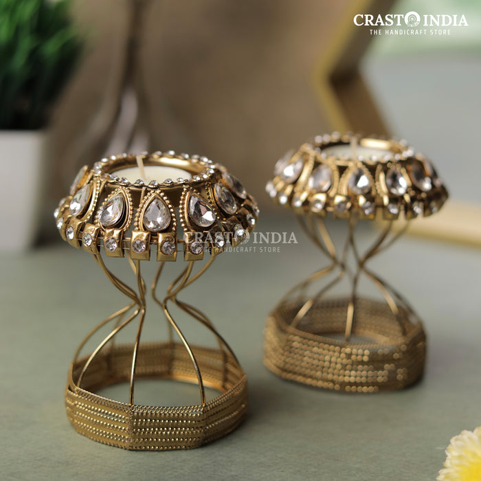 CRASTO INDIA HANDCRAFTED FESTIVE DIYA #96 (PAIR)