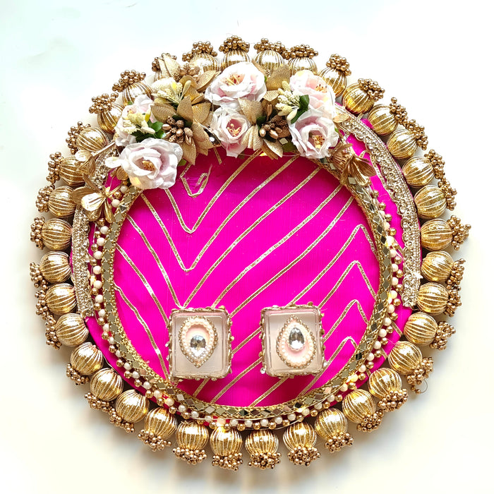 CRASTO INDIA HANDCRAFTED FESTIVE ENGAGEMENT RING PLATTER #10