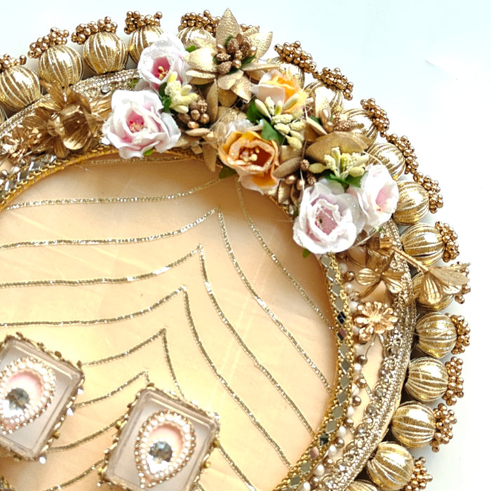 CRASTO INDIA HANDCRAFTED FESTIVE ENGAGEMENT RING PLATTER #10