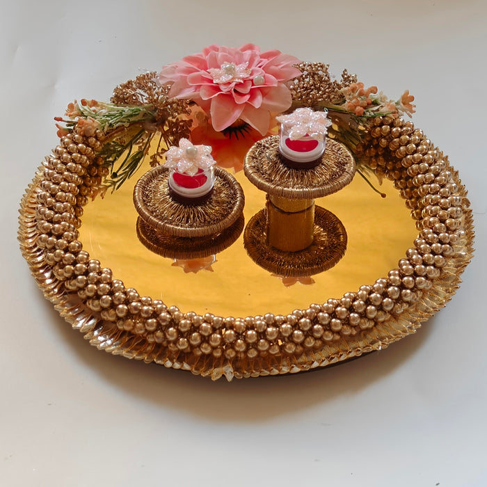 CRASTO INDIA HANDCRAFTED FESTIVE ENGAGEMENT RING PLATTER #11