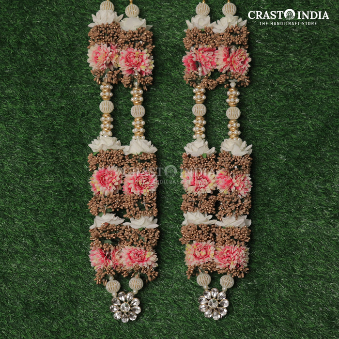 CRASTO INDIA HANDCRAFTED GOLD POLLENS - ROSE MALA FOR WEDDING (1 PC)