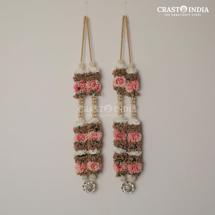 CRASTO INDIA HANDCRAFTED GOLD POLLENS - ROSE MALA FOR WEDDING (1 PC)