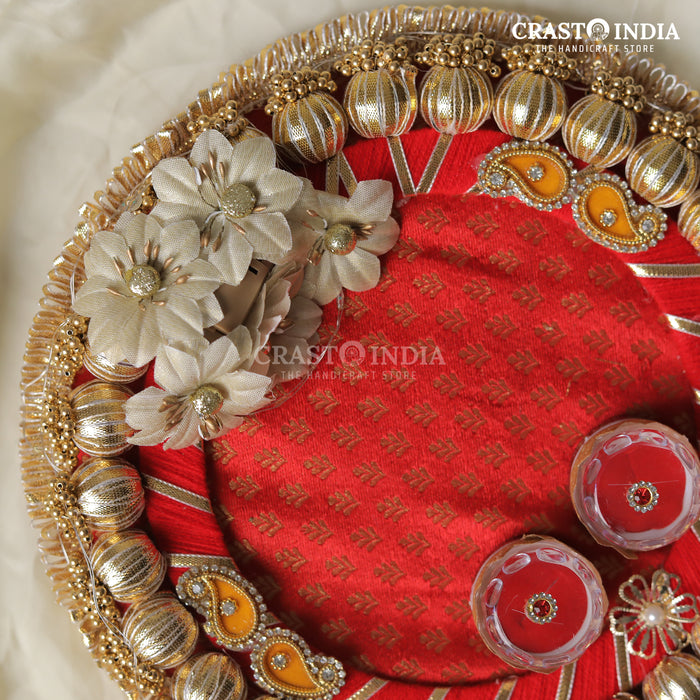 CRASTO INDIA HANDCRAFTED FESTIVE ENGAGEMENT RING PLATTER #8