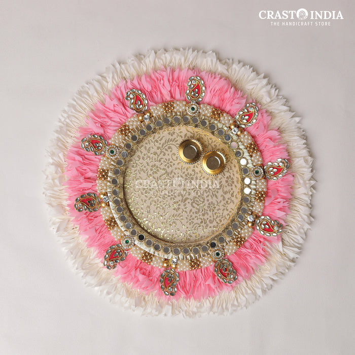 CRASTO INDIA HANDCRAFTED FESTIVE POOJA THALI #34
