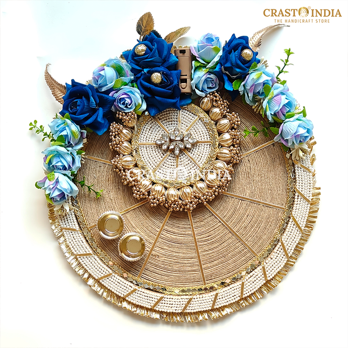 CRASTO INDIA HANDCRAFTED FESTIVE POOJA THALI #45