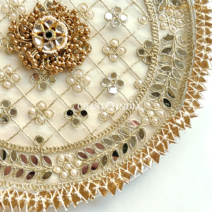 CRASTO INDIA HANDCRAFTED FESTIVE POOJA THALI #46