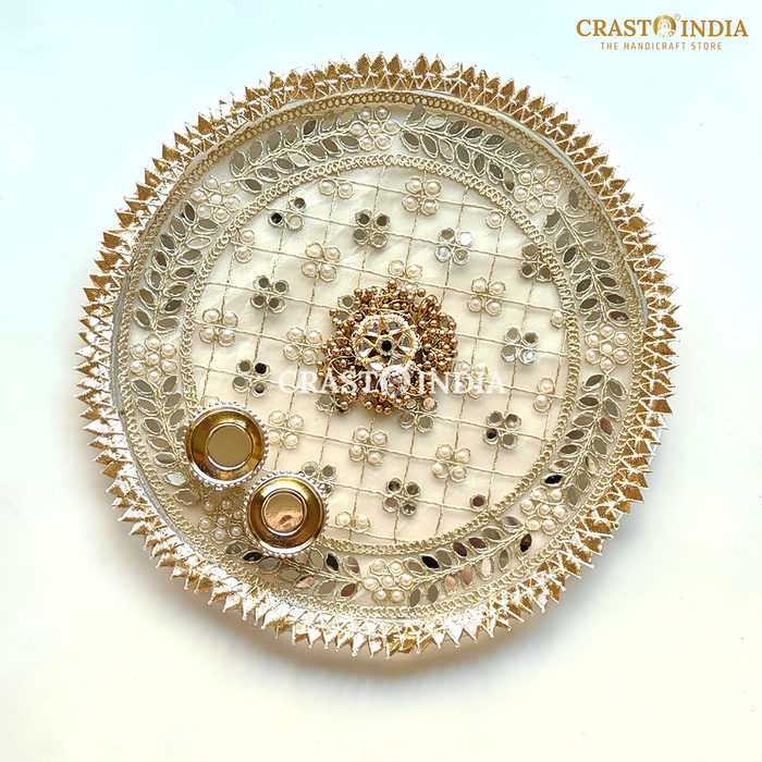 CRASTO INDIA HANDCRAFTED FESTIVE POOJA THALI #46