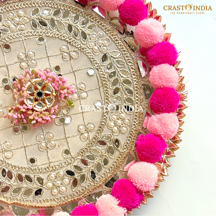 CRASTO INDIA HANDCRAFTED FESTIVE POOJA THALI #47