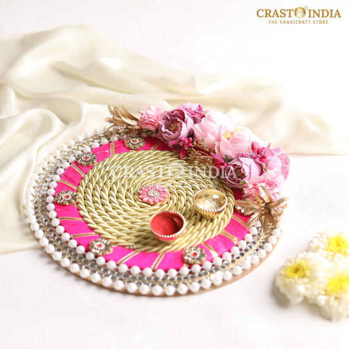 CRASTO INDIA HANDCRAFTED FESTIVE POOJA THALI #41