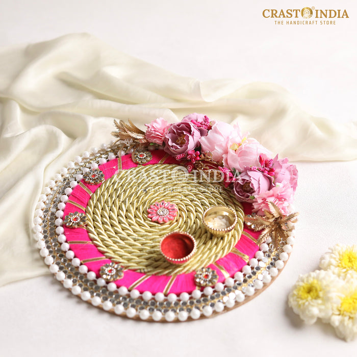 CRASTO INDIA HANDCRAFTED FESTIVE POOJA THALI #41