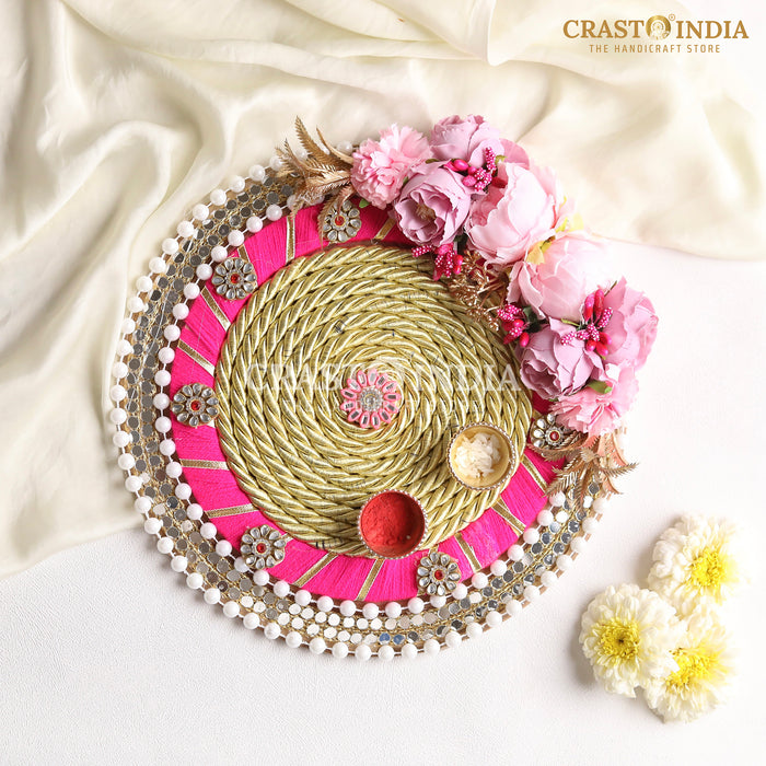 CRASTO INDIA HANDCRAFTED FESTIVE POOJA THALI #41