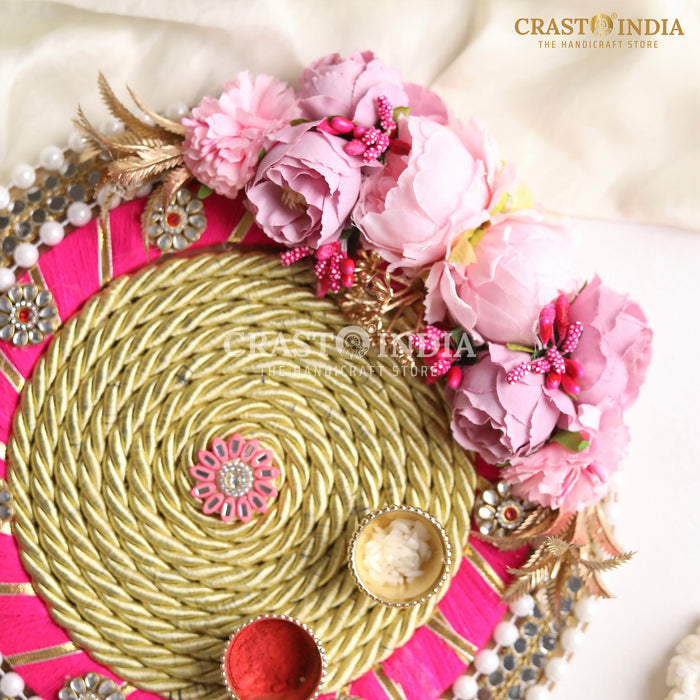 CRASTO INDIA HANDCRAFTED FESTIVE POOJA THALI #41