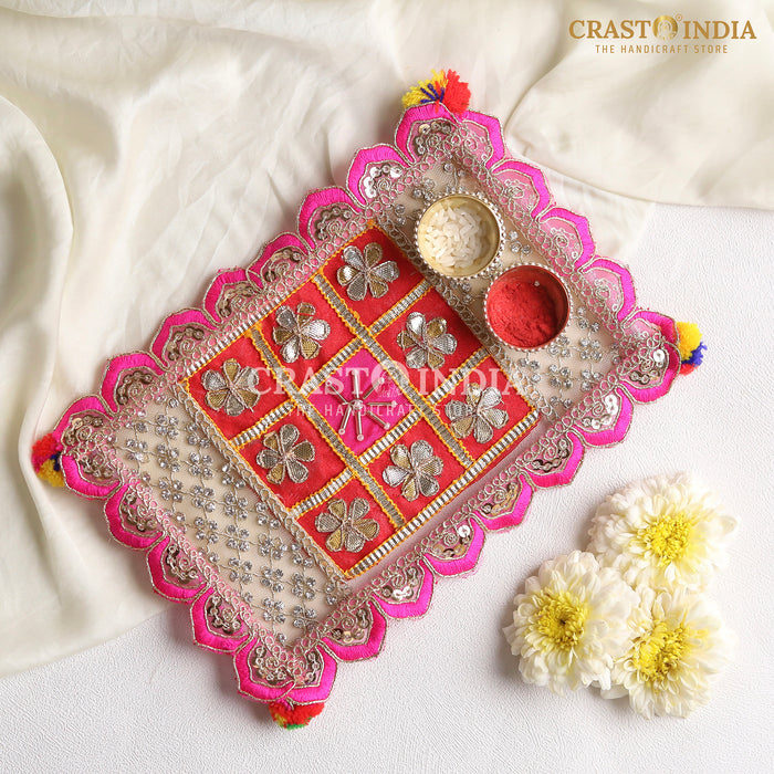 CRASTO INDIA HANDCRAFTED FESTIVE POOJA THALI #43