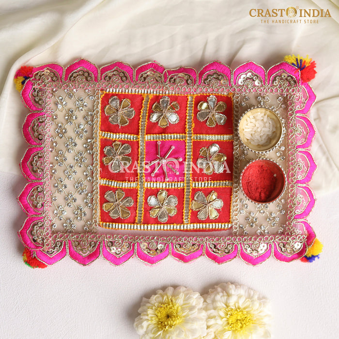 CRASTO INDIA HANDCRAFTED FESTIVE POOJA THALI #43