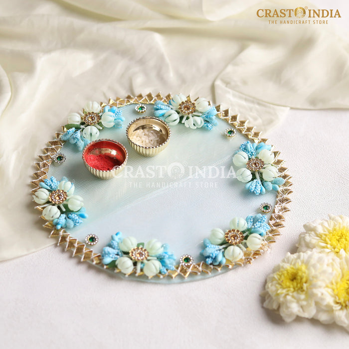 CRASTO INDIA HANDCRAFTED FESTIVE POOJA THALI #44