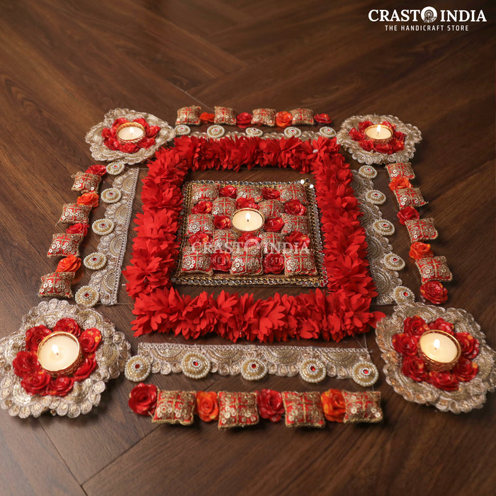 CRASTO INDIA HANDCRAFTED FESTIVE RANGOLI #89