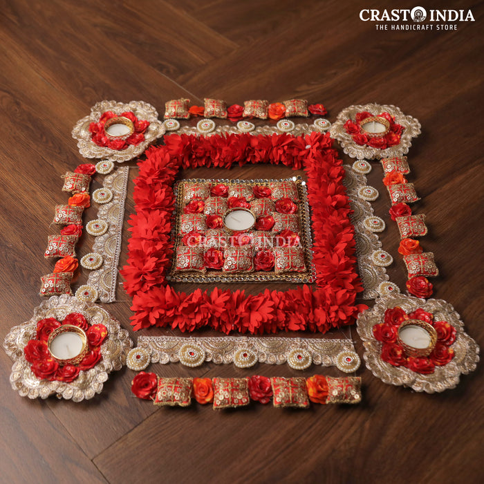 CRASTO INDIA HANDCRAFTED FESTIVE RANGOLI #89