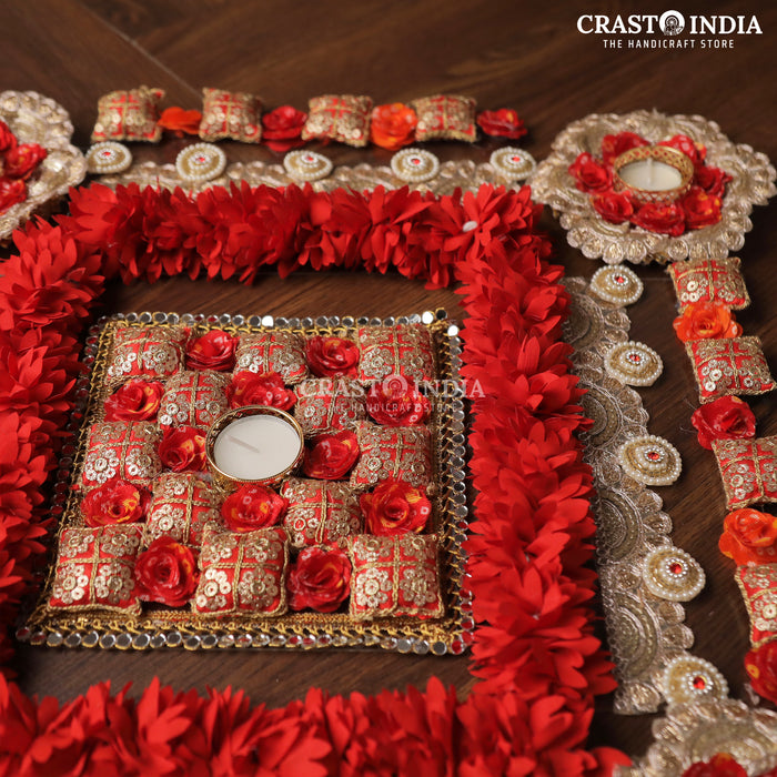 CRASTO INDIA HANDCRAFTED FESTIVE RANGOLI #89